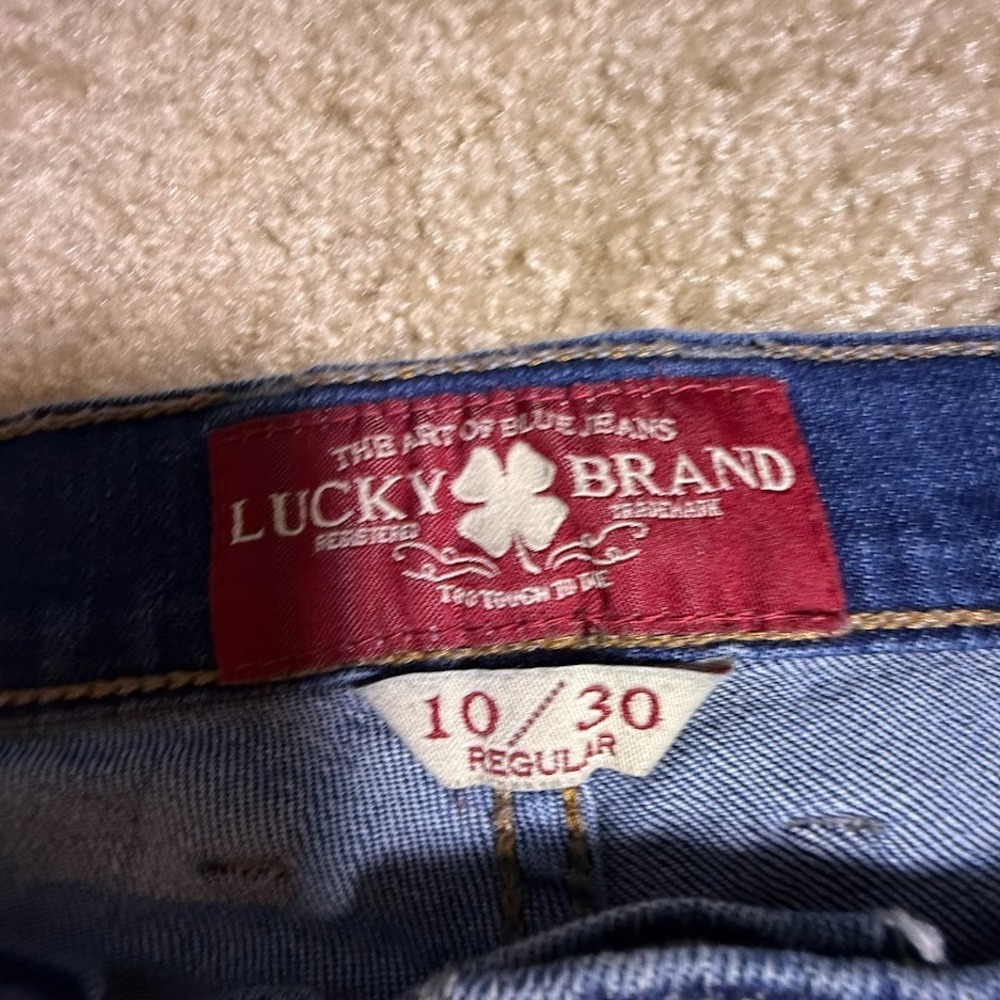 Lucky Brand Sofia Skinny Jeans 10/30 Regular Medium Wash Blue Denim Pants - Picture 3 of 8